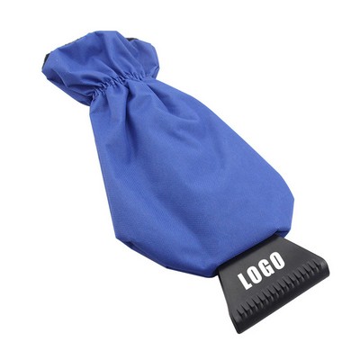15" Warm Abs Ice Scraper W/ Fleece Mitt